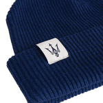 NEW Navy Blue Ribbed Knit Beanie