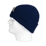 NEW Navy Blue Ribbed Knit Beanie