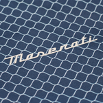 Close up on Maserati Logo