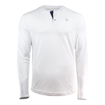 Front of Men's Long Sleeve Henley