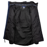 Inside of Black women’s puffer jacket 